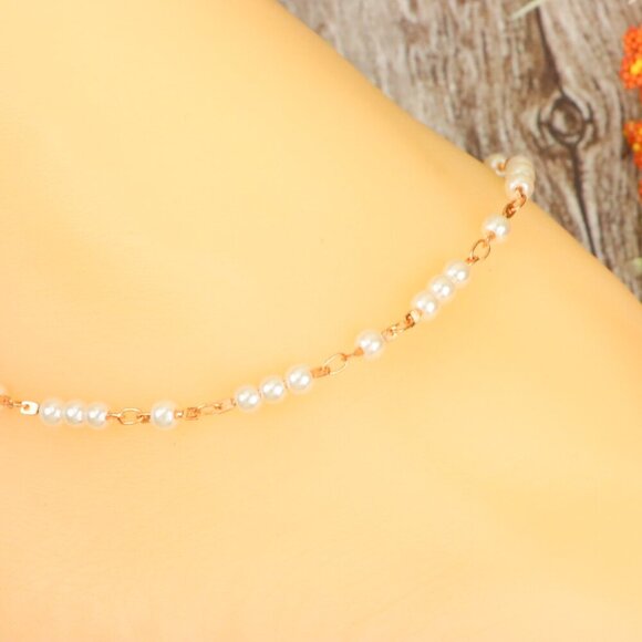 "Dainty Anklet for Women – Elegant Everyday Jewelry & Perfect Gift | MLCRC1472 - Picture 9 of 10